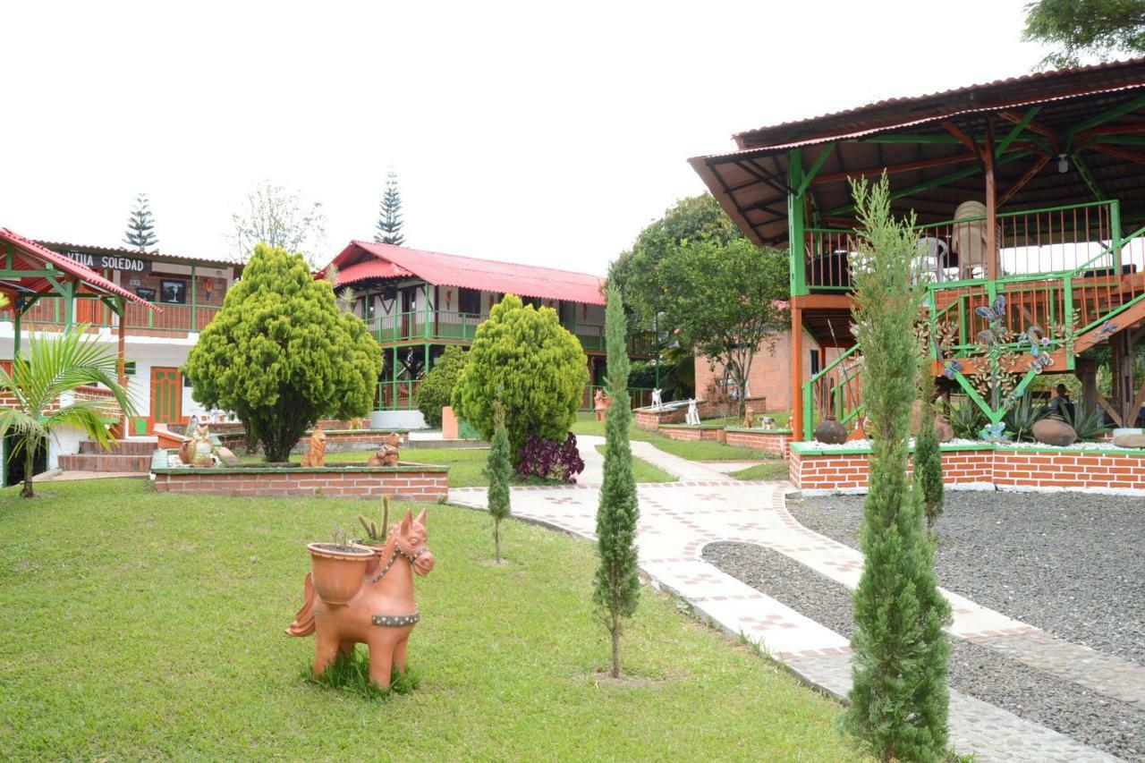 Finca Hotel Villa Soledad Quimbaya Bagian luar foto